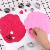 Picture of Stainless Steel Modeling Clay Tools Clay Cutters For Earring Jewelry Making Silver Tone