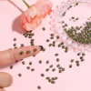 Immagine di (Importazione Ceca) Vetro Perline di Semi con Due Fori Multicolore Pietra Imitazione Circa 5mm x 4mm, Foro: circa 0.8mm, 1 Bottiglia (Circa 15 Pz/Grammo)