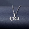 Bild von 304 Edelstahl Gliederkette Kette Halskette Silberfarbe 45cm lang, 2 Strange