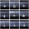 Immagine di 304 Acciaio Inossidabile Cavo Catena Collana Tono Argento 45cm Lunghezza, 2 Pz
