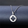 Immagine di 304 Acciaio Inossidabile Cavo Catena Collana Tono Argento 45cm Lunghezza, 2 Pz