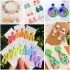 Picture of Plastic Modeling Clay Tools Clay Cutters DIY Kit For Polymer Clay Jewelry Earring Making Multicolor