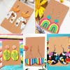 Picture of Plastic Modeling Clay Tools Clay Cutters DIY Kit For Polymer Clay Jewelry Earring Making Multicolor