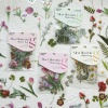 Immagine di PVC Collezione Flora DIY Decorazione Di Scrapbook Adesivi Multicolore Fiore 11cm x 7.5cm, 1 Serie ( 40 Pz/Serie)