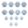 Immagine di Silicone Muffa della Resina per Gioielli Rendendo Orma di Zampa Bianco 2 Pz