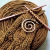 Immagine di Lega Ferri da Maglia Spirale Multicolore 4cm x 4cm, 1 Pz