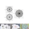 Picture of Plastic Buddhism Mandala Modeling Clay Tools Dotting Tools Gem Sticker Mold Embossing Dot Kit for Painting Rock Stone Pen Stencil Template Kit Multicolor 15cm x 15cm