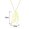 Bild von 304 Edelstahl Stilvoll Gliederkette Kette Halskette Bunt Geometrie Hohl 45cm lang, 1 Strang