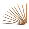 Imagen de Bambú Doble Punta Agujas de tejer Marrón 13cm longitud, 5 Unidades