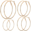 Picture of 304 Stainless Steel Stylish Hoop Earrings Multicolor Round