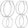 Picture of 304 Stainless Steel Stylish Hoop Earrings Multicolor Round