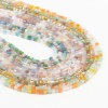 Immagine di Cristallo ( Sintetico ) Perline Cubo Multicolore Come 3mm x 2mm, 1 Pz