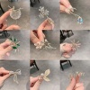 Bild von Brosche Davidshirsch Schmetterling Vergoldet Bunt mit Strass 1 Stück