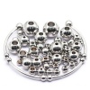 Bild von 304 Edelstahl Perlen Rund Silberfarbe 50 Stück