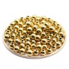 Bild von 304 Edelstahl Perlen Rund Vergoldet 20 Stück