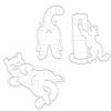 Picture of Plastic Modeling Clay Tools Baked Biscuit Mold Cutter Cat Animal