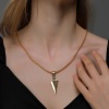 Picture of Retro Pendant Necklace Triangle Arrowhead