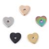 Immagine di 304 Acciaio Inossidabile Perline Spacer Separatore Cuore 6mm x 6mm, 10 Pz