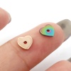 Immagine di 304 Acciaio Inossidabile Perline Spacer Separatore Cuore 6mm x 6mm, 10 Pz