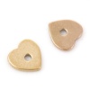 Immagine di 304 Acciaio Inossidabile Perline Spacer Separatore Cuore 6mm x 6mm, 10 Pz
