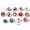Bild von Muranoglas Weihnachten Perlen Rund Bunt Emaille 5 Stück