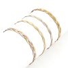 Picture of 304 Stainless Steel Snake Chain Bracelets Braided 18.5cm(7 2/8") long