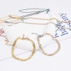 Picture of 304 Stainless Steel Snake Chain Bracelets Braided 18.5cm(7 2/8") long