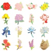 Imagen de Elegante Pin Broches Flor Multicolor Esmalte 1 Unidad