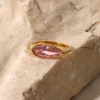 Immagine di Ecologico Dolce & Carino Elegante 18K Oro riempito 304 Acciaio Inossidabile & Zircone Cubico Non Regolabile Goccia Anello Per Donne 1 Pz