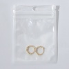 Immagine di Ecologico Dolce & Carino Elegante 18K Oro riempito 304 Acciaio Inossidabile & Zircone Cubico Non Regolabile Goccia Anello Per Donne 1 Pz