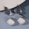 Picture of Resin Weather Collection Charms Cloud House Silver Tone 3D 2.6cm x 2cm