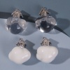Picture of Resin Weather Collection Charms Cloud House Silver Tone 3D 2.6cm x 2cm