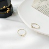 Bild von Umweltfreundlich Exquisit Ins Stil 14K echt Vergoldet Kupfer Uneinstellbar Ring Für Frauen 1 Stück