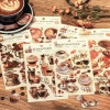 Immagine di PET DIY Decorazione Di Scrapbook Adesivi Multicolore Macchina per il caffè Bevande 18.7cm x 10.9cm, 1 Serie ( 2 Pz/Serie)