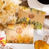 Immagine di PET DIY Decorazione Di Scrapbook Adesivi Giallo Foglia 22.6cm x 7.4cm, 1 Serie ( 15 Pz/Serie)