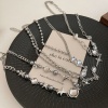 Bild von Titan Edelstahl Stilvoll Anhänger Halskette Silberfarbe 1 Strang