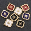 Bild von 304 Edelstahl Charms Raute Bunt Emaille 20mm x 15mm, 1 Stück