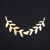 Picture of 201 Stainless Steel Connectors Multicolor Olive Branch 59mm x 27mm