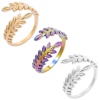Bild von 304 Edelstahl Stilvoll Offen Verstellbar Ring Bunt 17mm (US Größe 6.5), 1 Stück