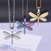 Imagen de 304 Acero Inoxidable Colgantes Charms Libélula Multicolor 20mm x 25mm, 1 Unidad