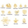 Immagine di Rame Charms Piedi Oro riempito Rosa 2 Pz