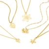 Immagine di Rame Charms Piedi Oro riempito Rosa 2 Pz
