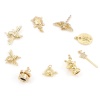 Picture of Copper Charms Gold Plated Bee Animal Tortoise