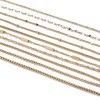 Immagine di 304 Acciaio Inossidabile Catena Collana Multicolore 45cm Lunghezza, 10 Pz