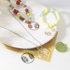 Immagine di Lega di Ferro Filigree Stamping Charms Tondo Multicolore Fiore Di Loto 27mm Dia, 10 Pz