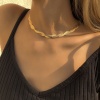 Immagine di Rame Semplice Strozzatore Collana Multicolore Catena a Maglie 1 Pz