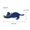 Bild von Acryl Niedlich Alligator-Haarspangen Bunt Katze Galaxie Universum Glitzert 1 Stück