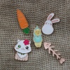 Immagine di Carino Spilla Gatto Coniglio Oro Placcato Multicolore Smalto 1 Pz