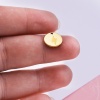 Immagine di 304 Acciaio Inossidabile Charms Tondo Multicolore Lampo 12mm Dia., 1 Pz