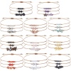 Immagine di Gemma Stile Bohemien Set Bracciale Multicolore Scheggia di Perle Regolabile 30cm Lunghezza, 1 Serie